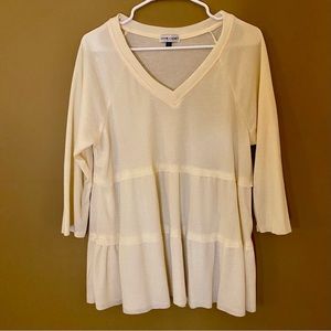 3/4 Sleeve Swing Top